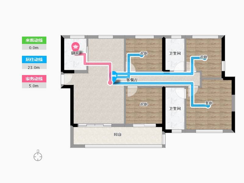 福建省-莆田市-皇庭美域外滩玉玺-93.61-户型库-动静线