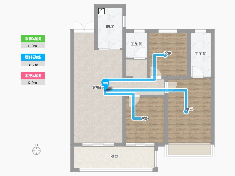 山西省-忻州市-荣盛秀容府-89.00-户型库-动静线