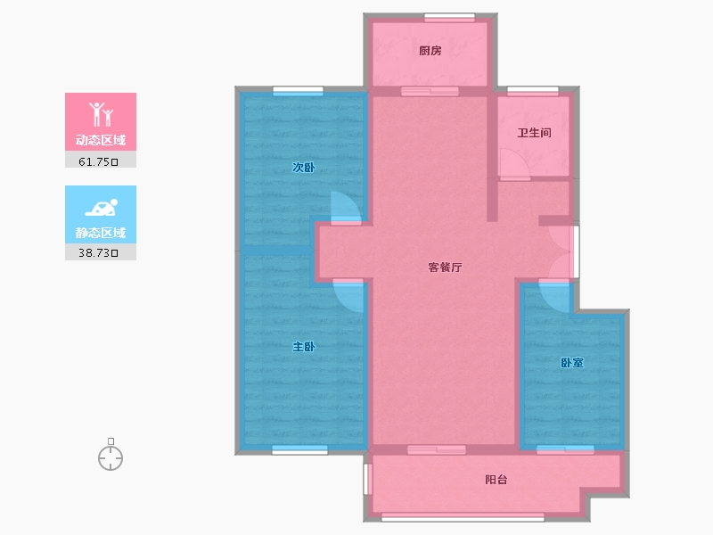 山东省-临沂市-房源印象-89.23-户型库-动静分区