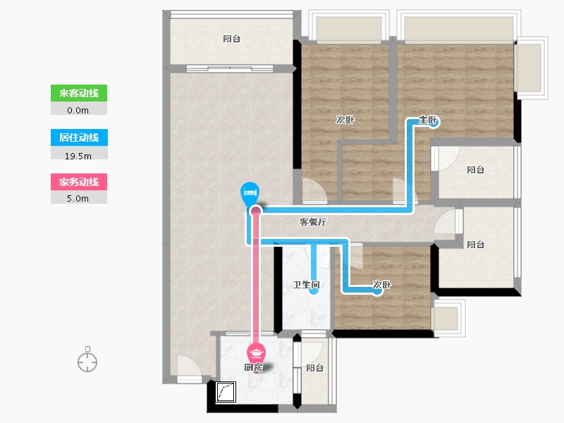 广东省-江门市-柏佳图·六里-112.00-户型库-动静线