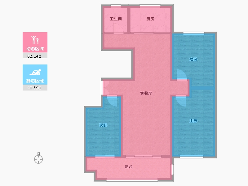 山东省-临沂市-房源印象-91.57-户型库-动静分区