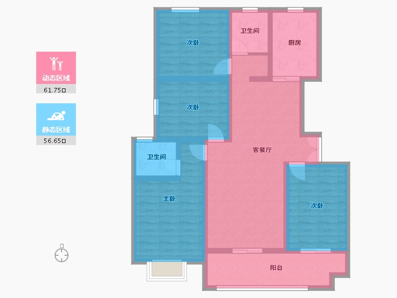 山东省-临沂市-房源印象-104.89-户型库-动静分区