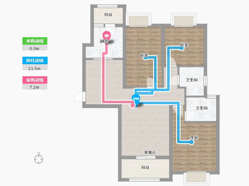 河南省-驻马店市-大地丽都-98.00-户型库-动静线