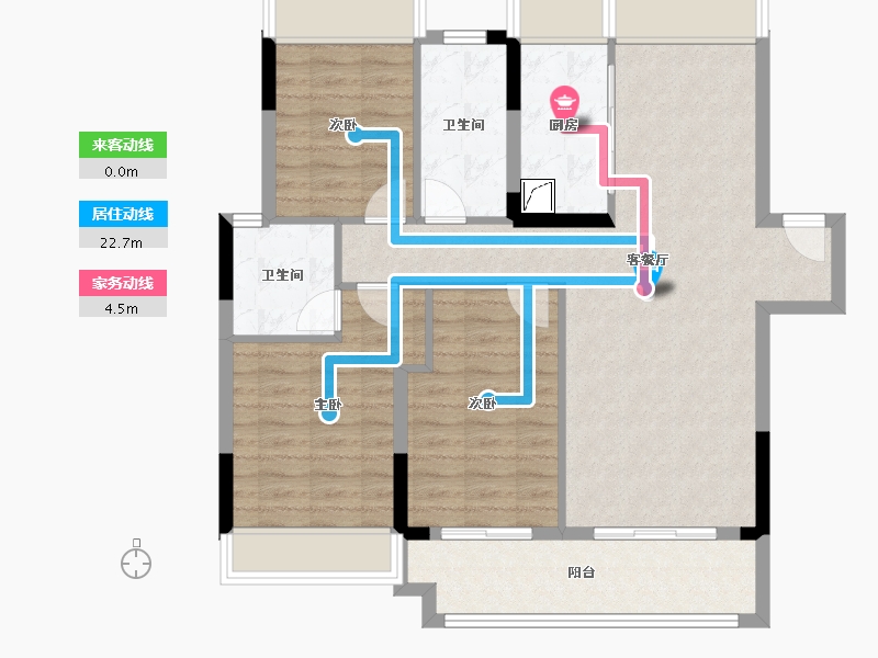 湖北省-武汉市-城投融创国博城-94.40-户型库-动静线