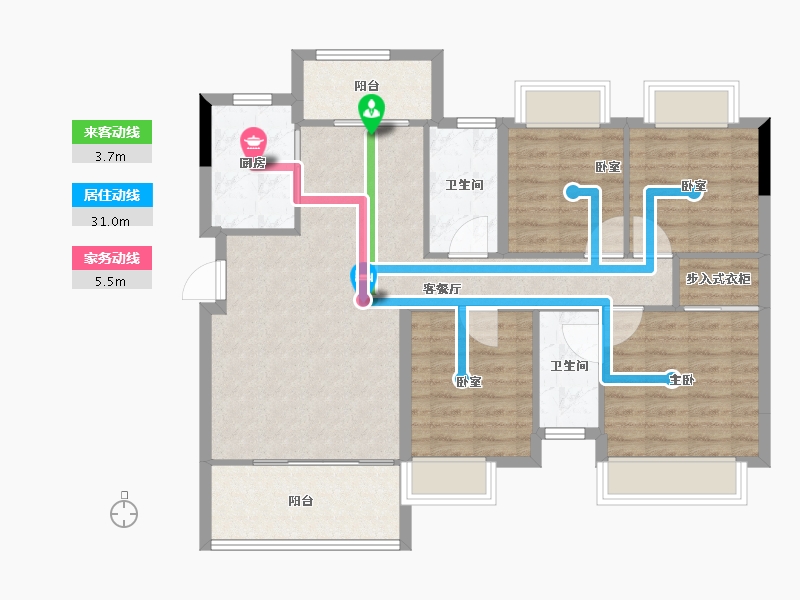 江西省-抚州市-琅程华府-100.00-户型库-动静线