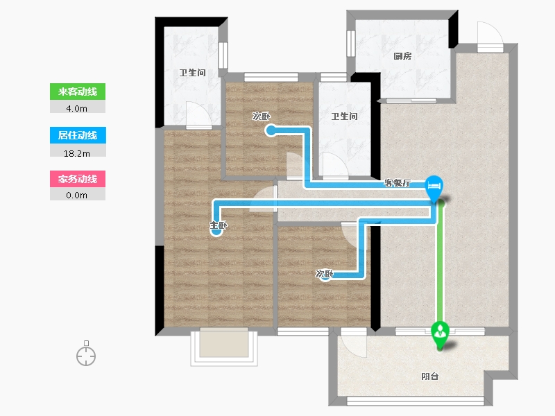 福建省-三明市-誉璟台-77.86-户型库-动静线