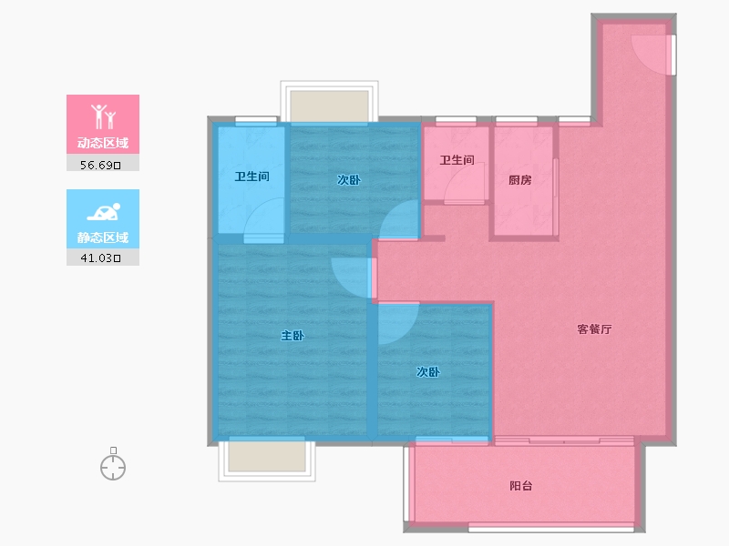 江西省-抚州市-万象丽泽华府-89.00-户型库-动静分区