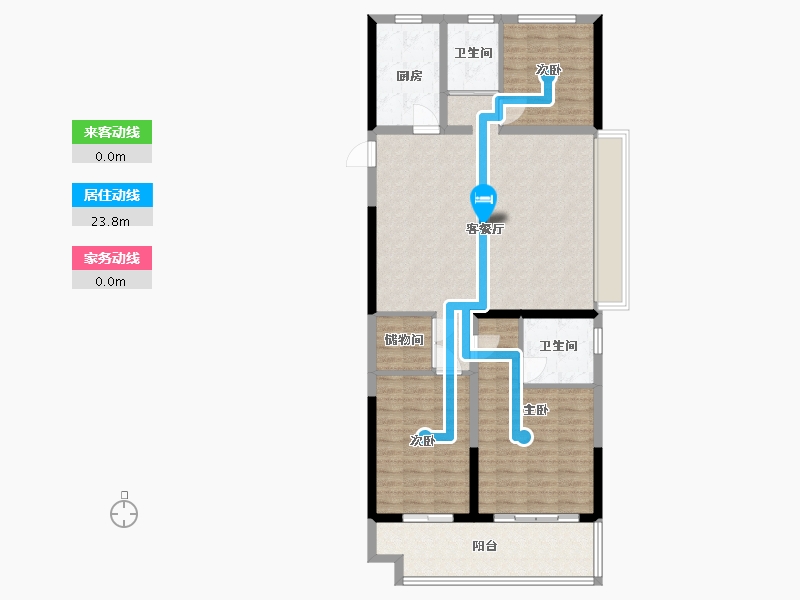 山东省-德州市-金辰云境-109.00-户型库-动静线