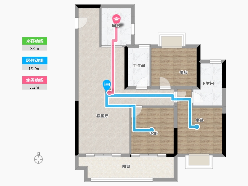 江苏省-常州市-新城熙隽-94.30-户型库-动静线