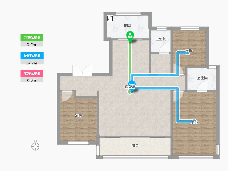 山东省-济南市-中电建国誉府-95.00-户型库-动静线