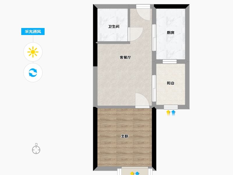 福建省-福州市-金井湾安置小区-38.00-户型库-采光通风