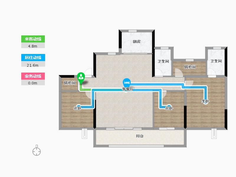 江苏省-常州市-中海桂语江南-116.33-户型库-动静线