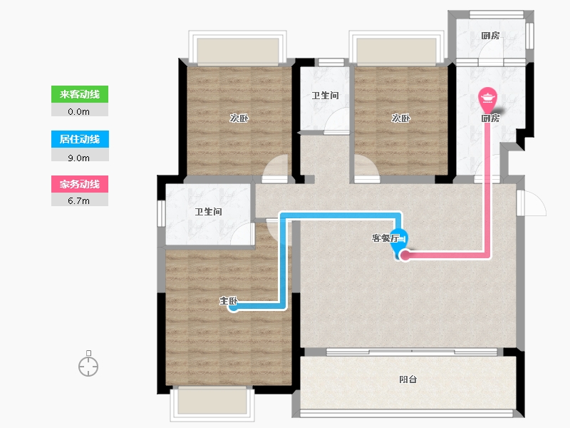 四川省-成都市-樾玺-103.50-户型库-动静线