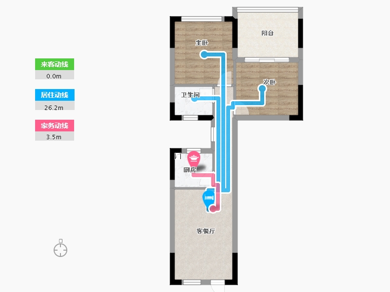 四川省-成都市-绿城云溪桃源-52.00-户型库-动静线