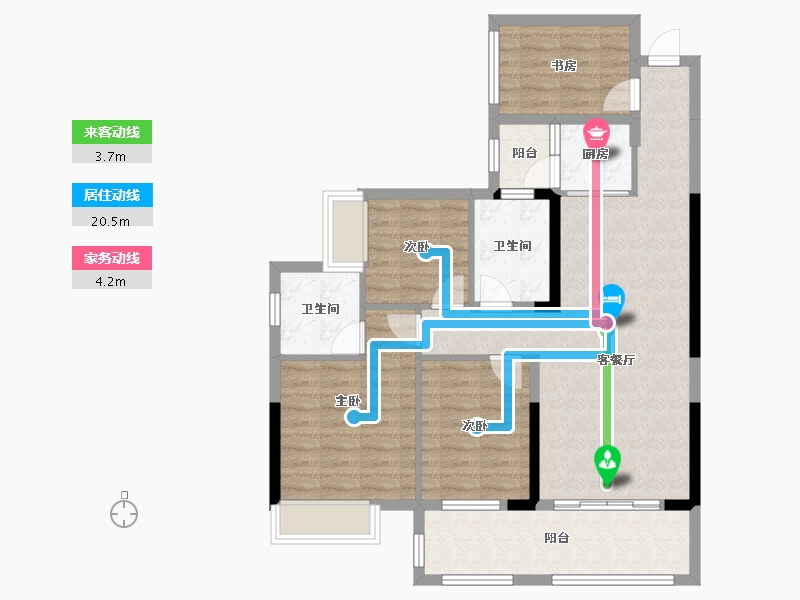 广西壮族自治区-桂林市-碧园印象桂林-114.00-户型库-动静线