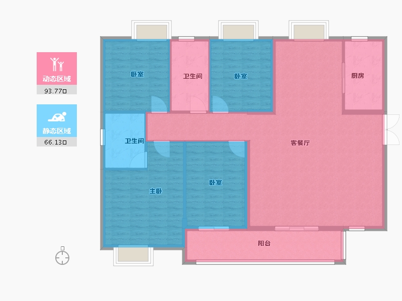 江西省-九江市-联泰万泰城-147.00-户型库-动静分区