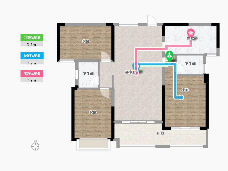 湖北省-随州市-云海天地-113.00-户型库-动静线