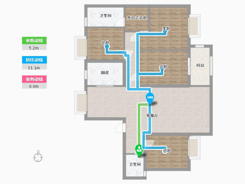 福建省-福州市-龙湖-120.00-户型库-动静线