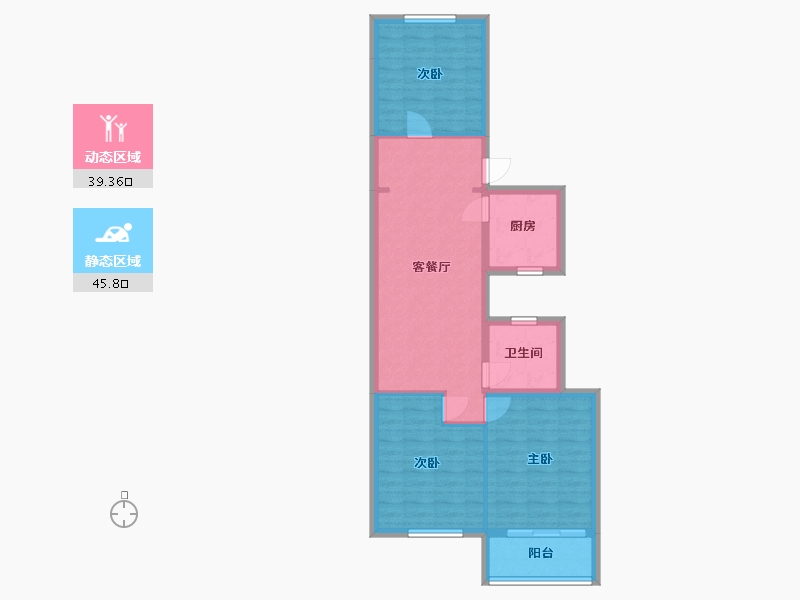 上海-上海市-申汉小区-100.00-户型库-动静分区