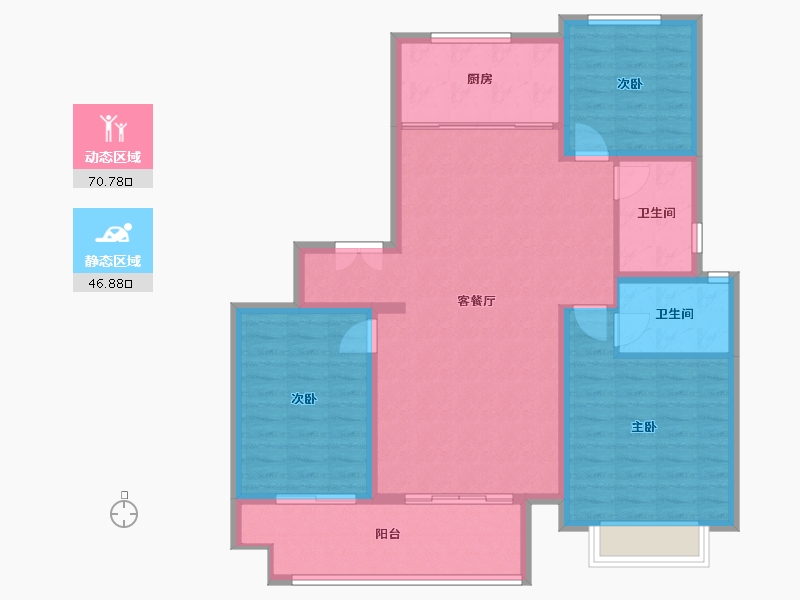 山东省-临沂市-阜丰未来城-107.00-户型库-动静分区