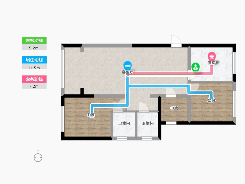 河北省-保定市-巨力新城-90.00-户型库-动静线