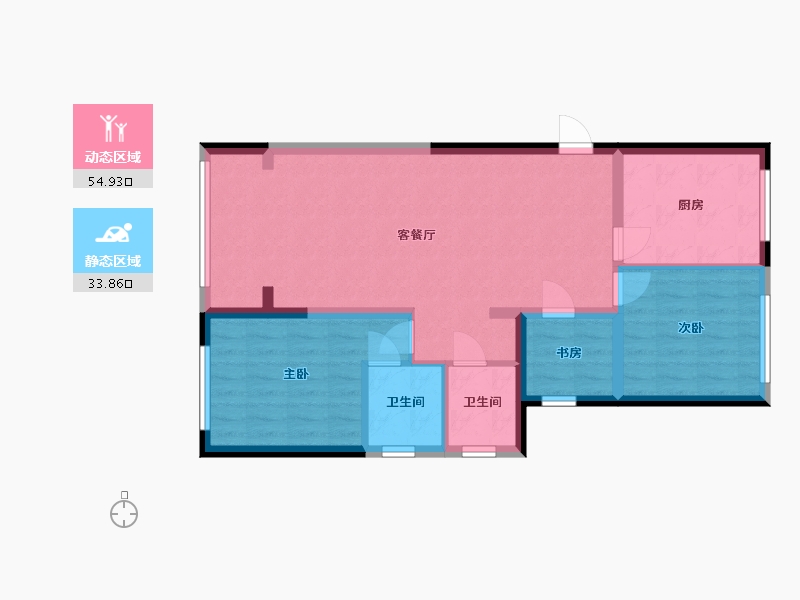 河北省-保定市-巨力新城-90.00-户型库-动静分区