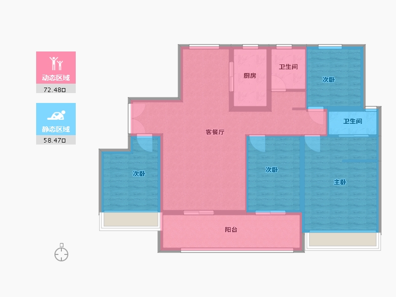 河南省-安阳市-御湖宸苑-118.00-户型库-动静分区