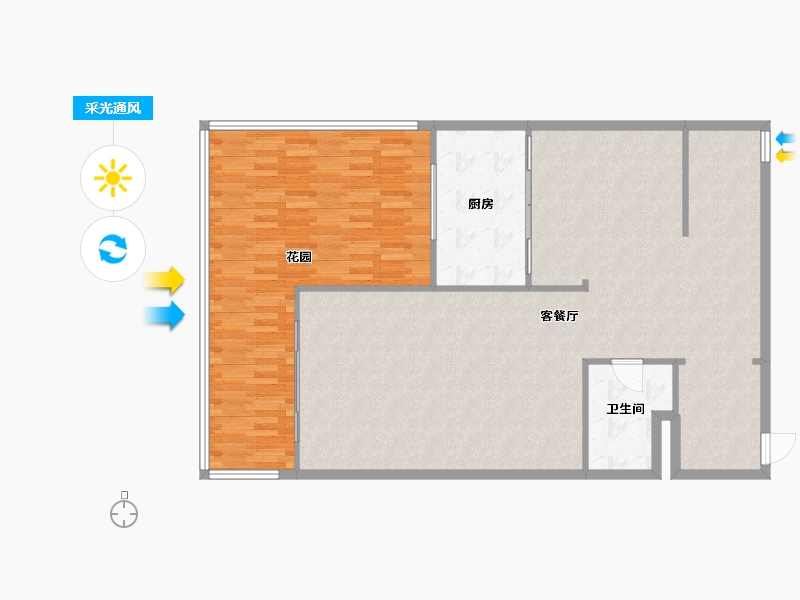 云南省-昆明市-浣园-199.53-户型库-采光通风