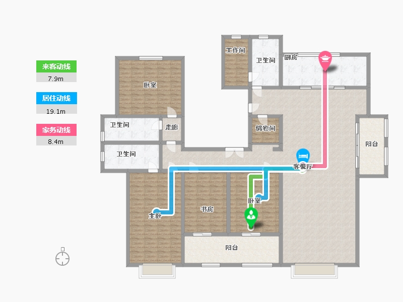 山东省-滨州市-御龙国际-230.00-户型库-动静线