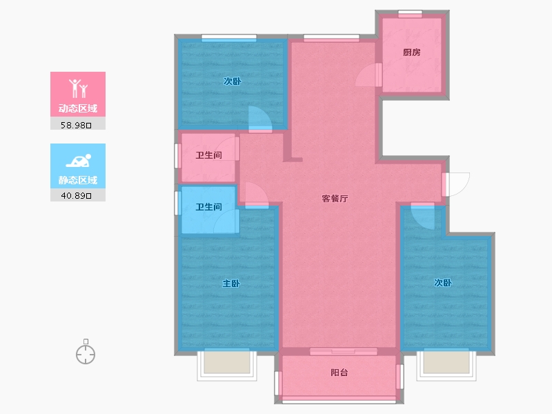 河北省-邢台市-聚馨苑小区-126.00-户型库-动静分区