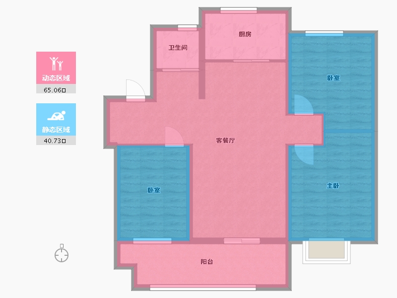 山东省-日照市-水悦华庭-95.00-户型库-动静分区