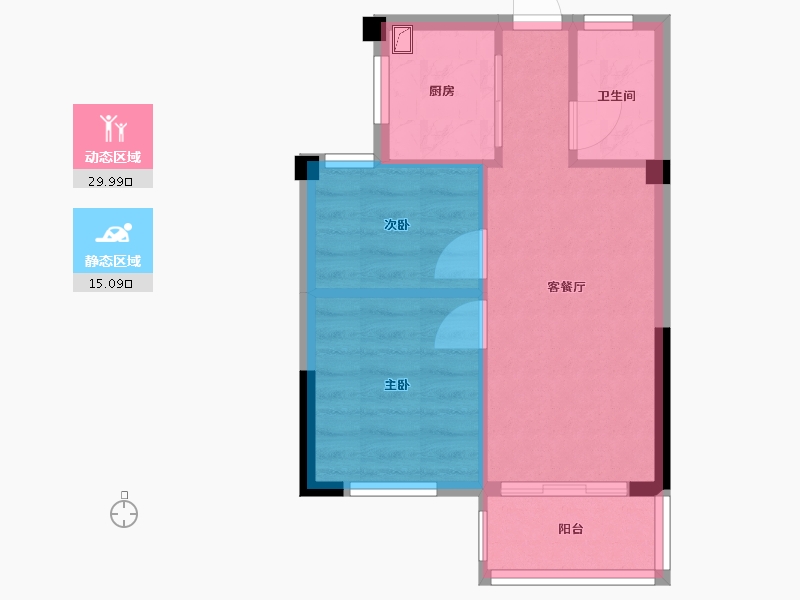 福建省-福州市-滨海首府-40.00-户型库-动静分区