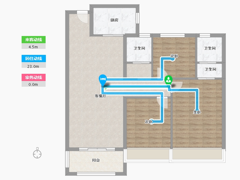 河南省-许昌市-北海壹号院-98.00-户型库-动静线