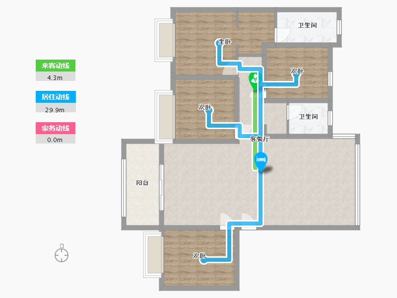 安徽省-阜阳市-京师国府-117.00-户型库-动静线