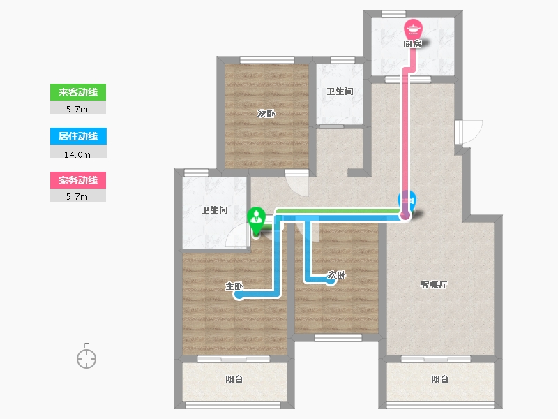 河南省-郑州市-溱水壹号-98.00-户型库-动静线