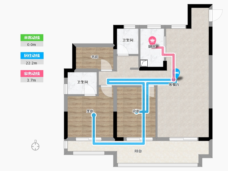 安徽省-淮北市-御溪悦榕府-82.00-户型库-动静线