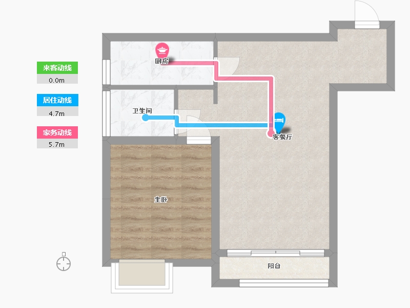 河南省-驻马店市-建业城-70.00-户型库-动静线