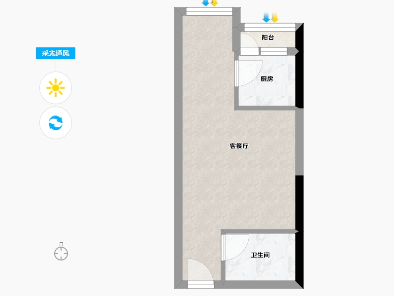 广东省-深圳市-汇裕名都-25.00-户型库-采光通风