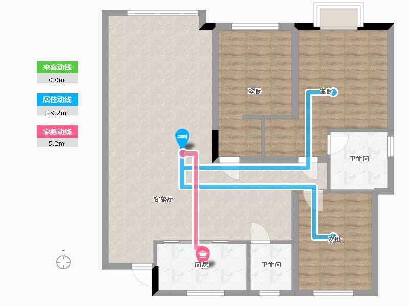 河北省-秦皇岛市-皓顺·琨御-109.00-户型库-动静线