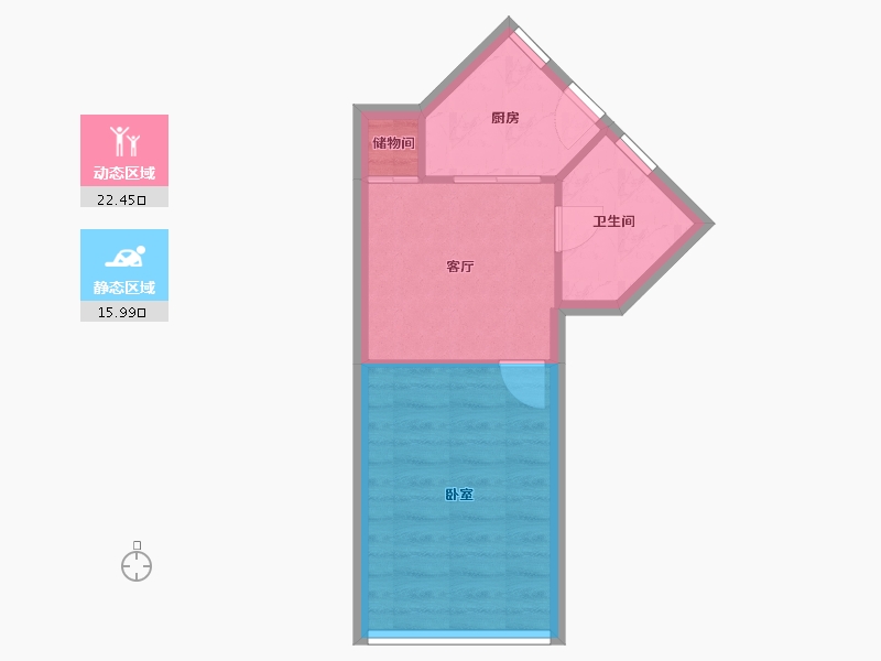 上海-上海市-东兰小区-43.00-户型库-动静分区