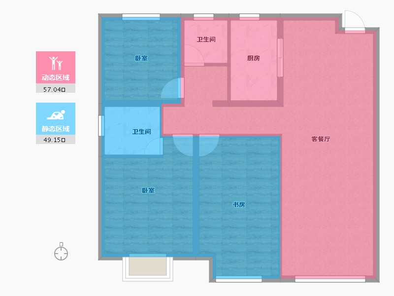 河北省-保定市-江山府-120.00-户型库-动静分区