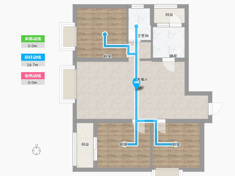 四川省-成都市-昌建星悦城-78.00-户型库-动静线