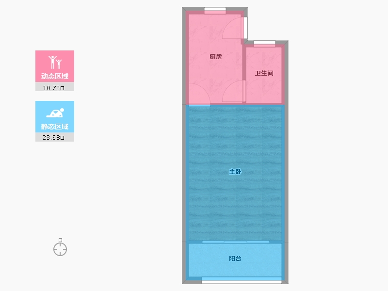 上海-上海市-虹仙小区-29.70-户型库-动静分区