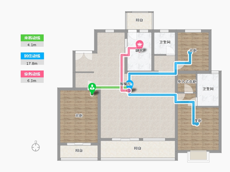 陕西省-西安市-交大科技创新港-150.00-户型库-动静线