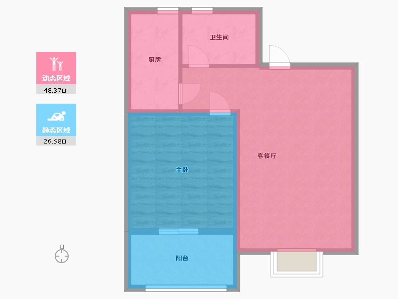 河北省-保定市-直隶新城-68.00-户型库-动静分区