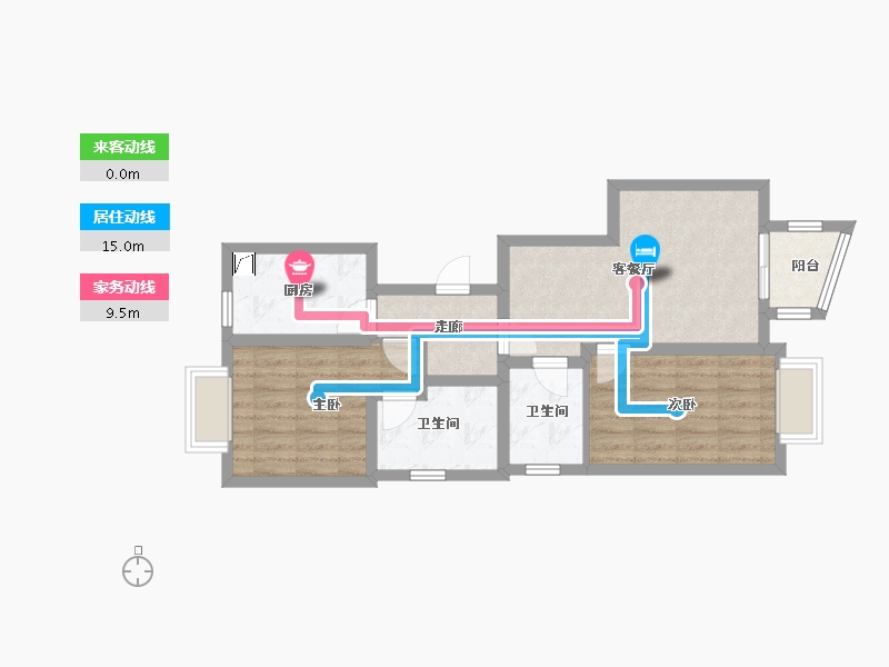 北京-北京市-动街区-71.50-户型库-动静线