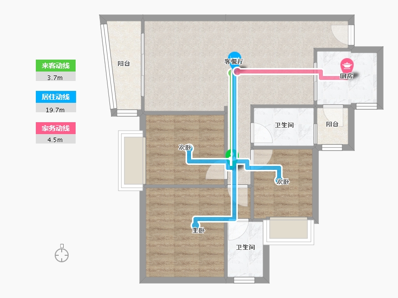 广东省-深圳市-天骄世家-80.00-户型库-动静线