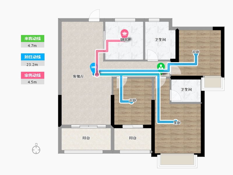 江西省-九江市-自己家-108.00-户型库-动静线