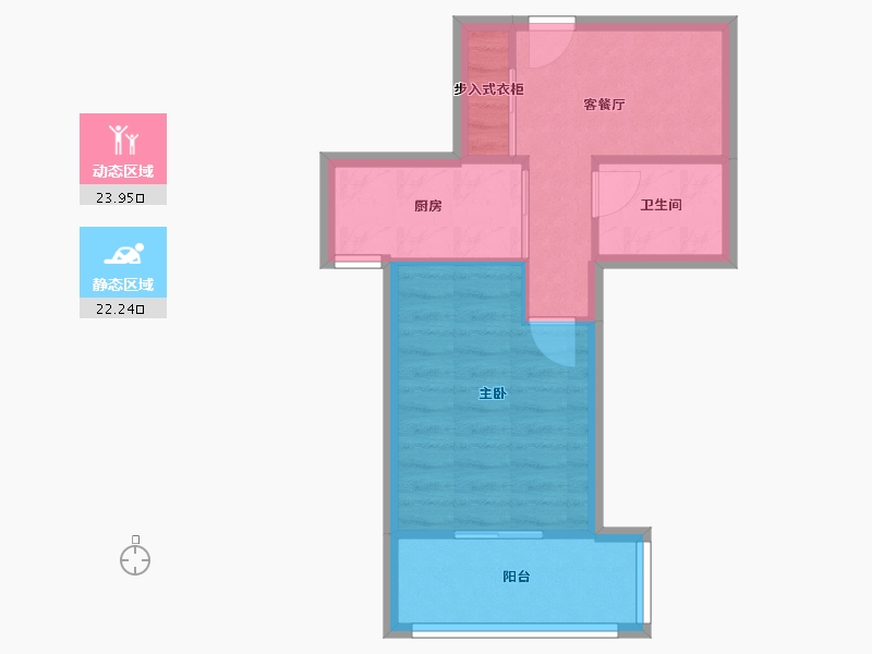 上海-上海市-金丰苑二居-40.00-户型库-动静分区