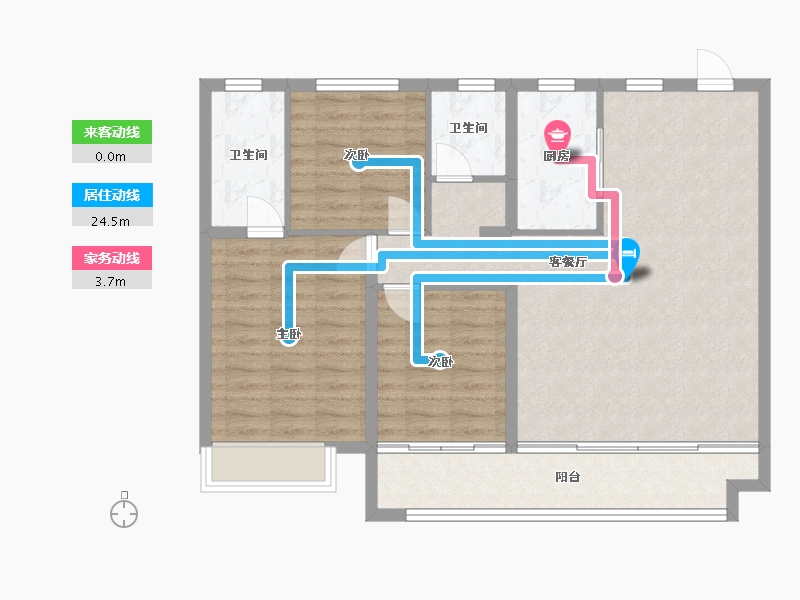 山东省-菏泽市-佳信·天玺城-96.00-户型库-动静线